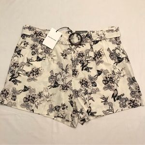 Who What Wear, Floral Linen Shorts, Plus Size 16W, Women's, New